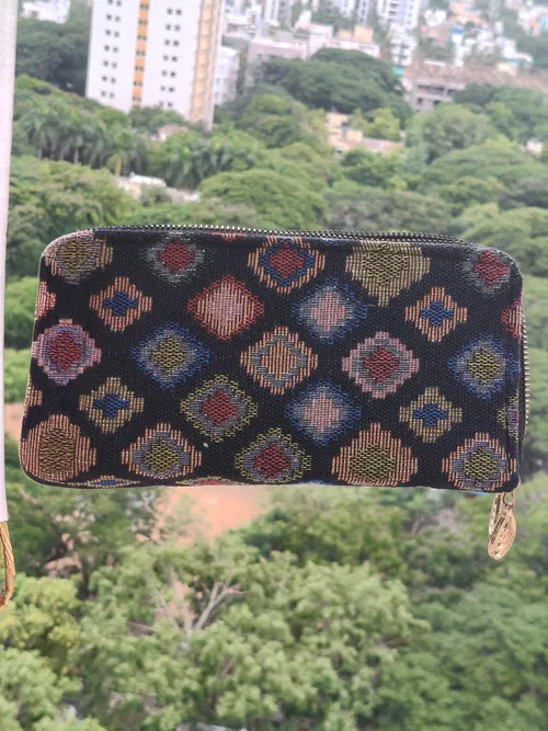 JACQUARD PRINTED WALLET